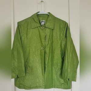 EUC Chico's Green Jacket